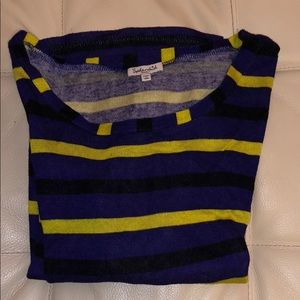 Splendid short sleeve top - purple and yellow